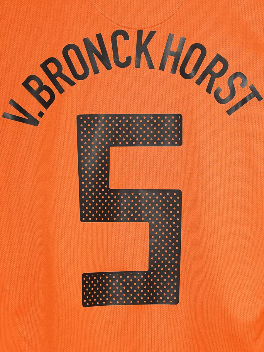 Netherlands Home Shirt 2010/11 V.Bronckhorst 5 (M)