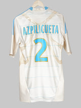 2010/11 Olympique Marseille Azpilicueta #2 Home Shirt Player Issue (XL)