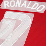 2010/11 Portugal Home Name Set Ronaldo 7 (Repro)