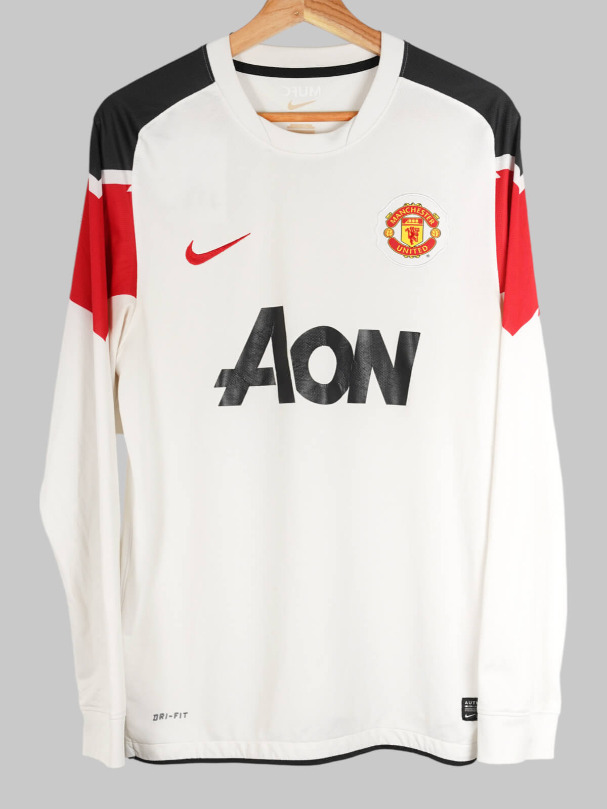 2010/12 Manchester United Rooney #10 Away Shirt L/S (M) | First11