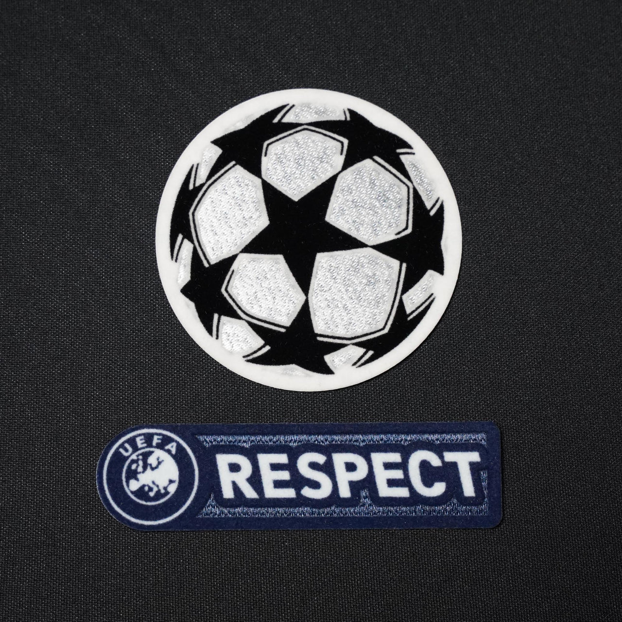 2011 - 12 UEFA Respect Patch & UCL Starball (Repro)