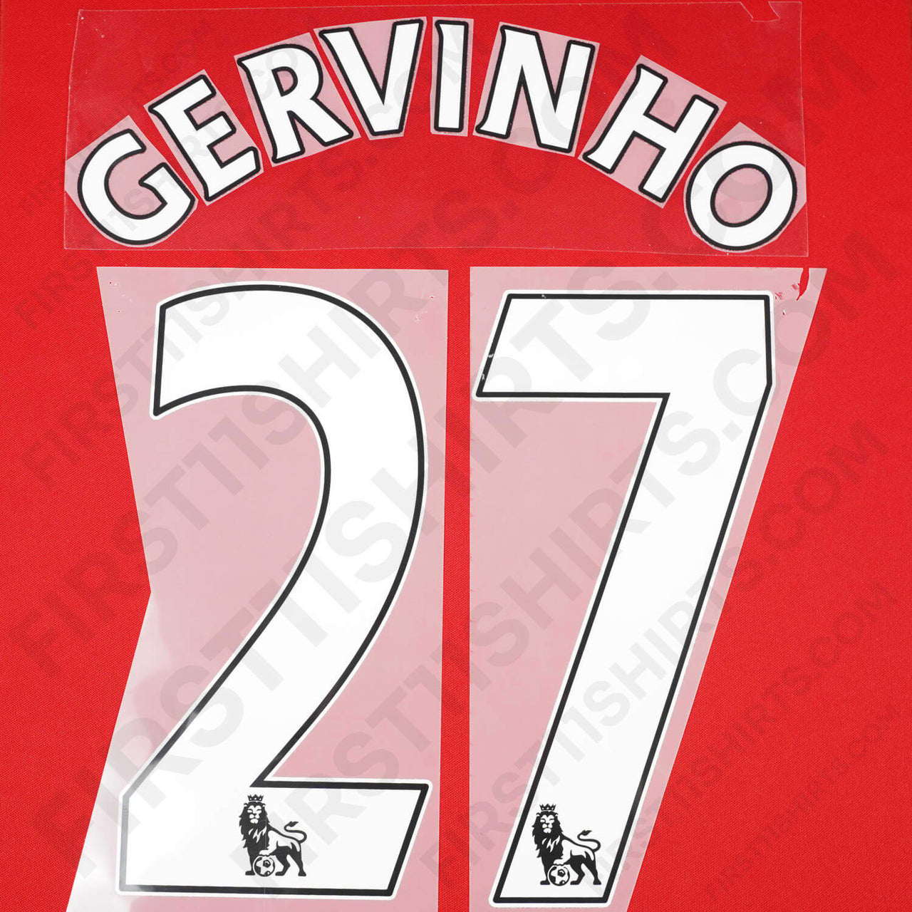 2011 - 2013 Arsenal Home/Away Name Set Gervinho 27 PS (Repro)