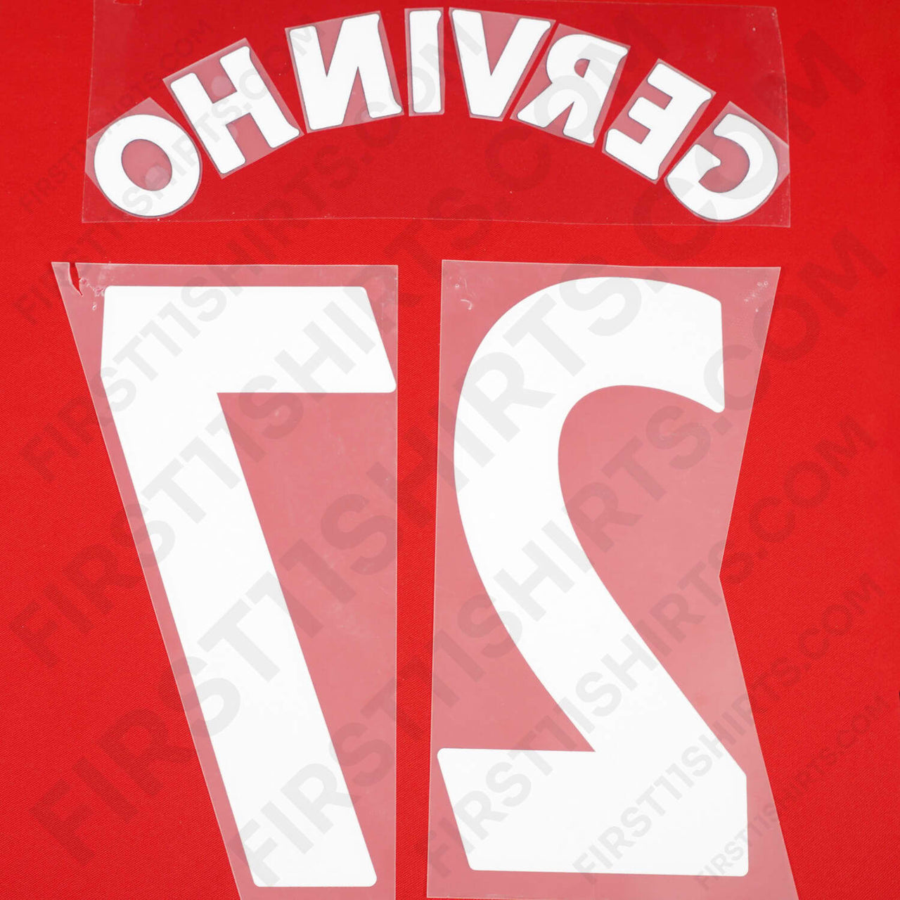 2011 - 2013 Arsenal Home/Away Name Set Gervinho 27 PS (Repro)