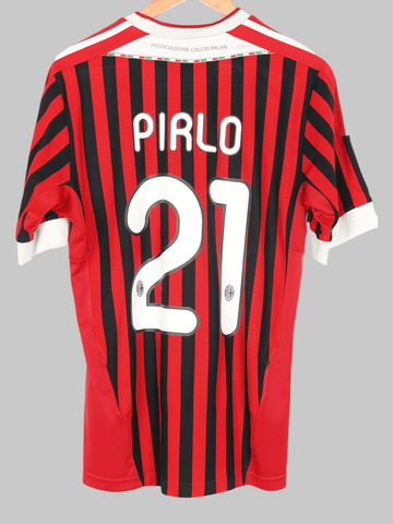 2011/12 AC Milan Pirlo #21 Home Shirt (M)