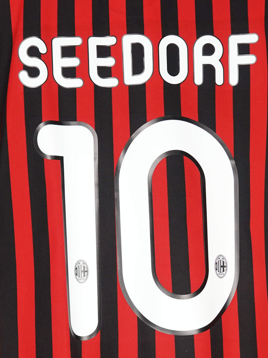 2011/12 AC Milan Seedorf #10 Home Shirt (M)