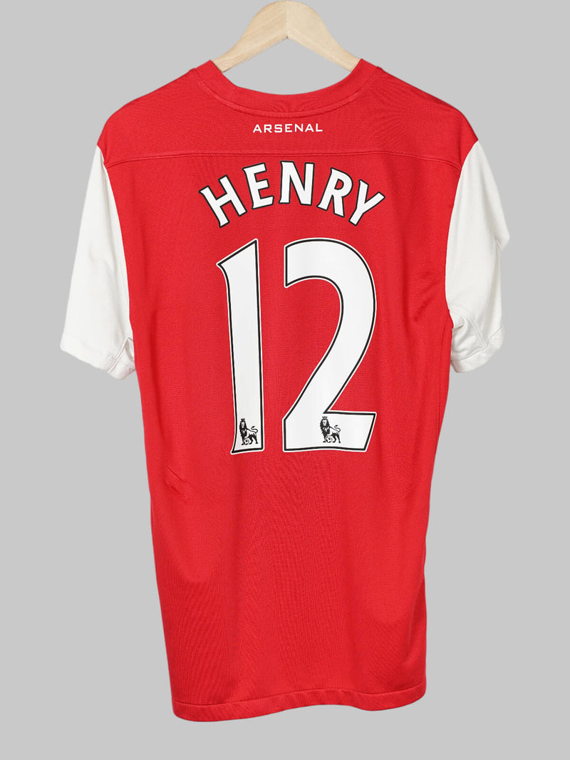 2011/12 Arsenal Henry #12 Home Shirt (L)