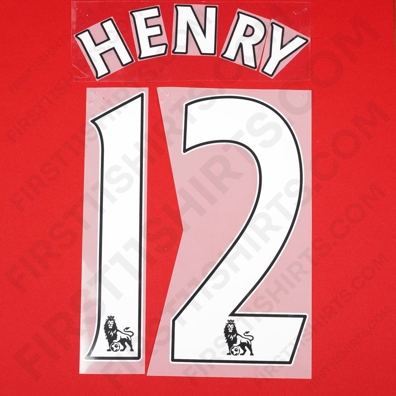 2011/12 Arsenal Home/Away Name Set Henry 12 PS (Repro)