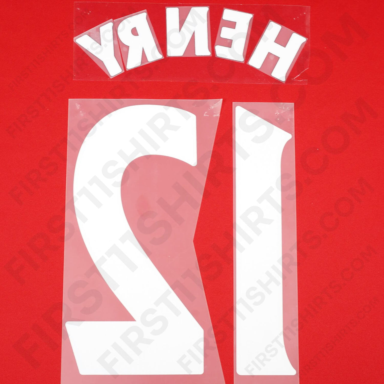 2011/12 Arsenal Home/Away Name Set Henry 12 PS (Repro)