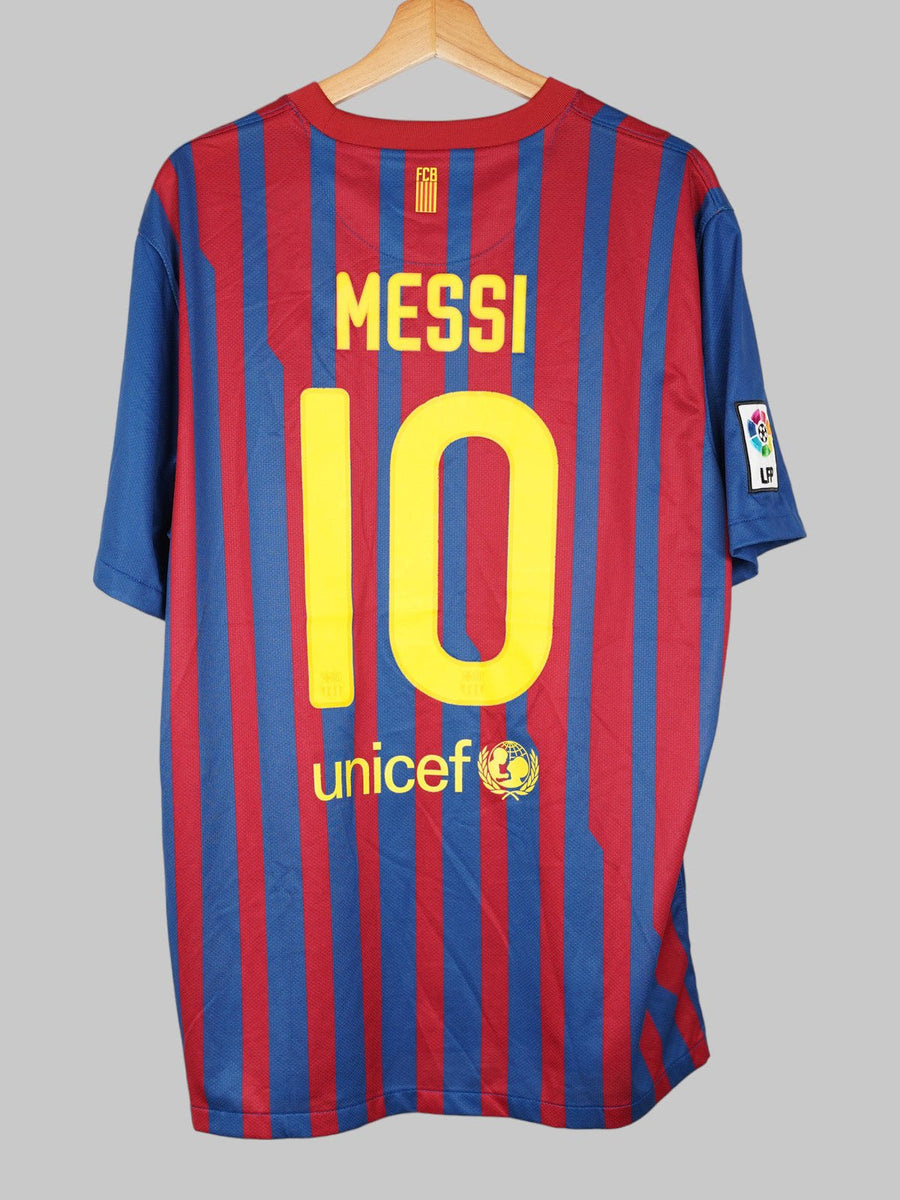 2011/12 Barcelona Messi #10 Home Shirt (XL)