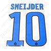 2011/12 <tc>Inter Milan</tc> Lejos <tc>Name Set</tc> Sneijder #10 (Reproducción)