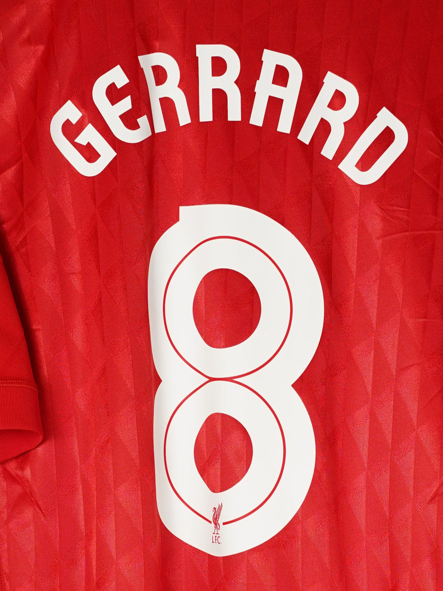 2011/12 Liverpool Gerrard #8 Home Shirt (M)