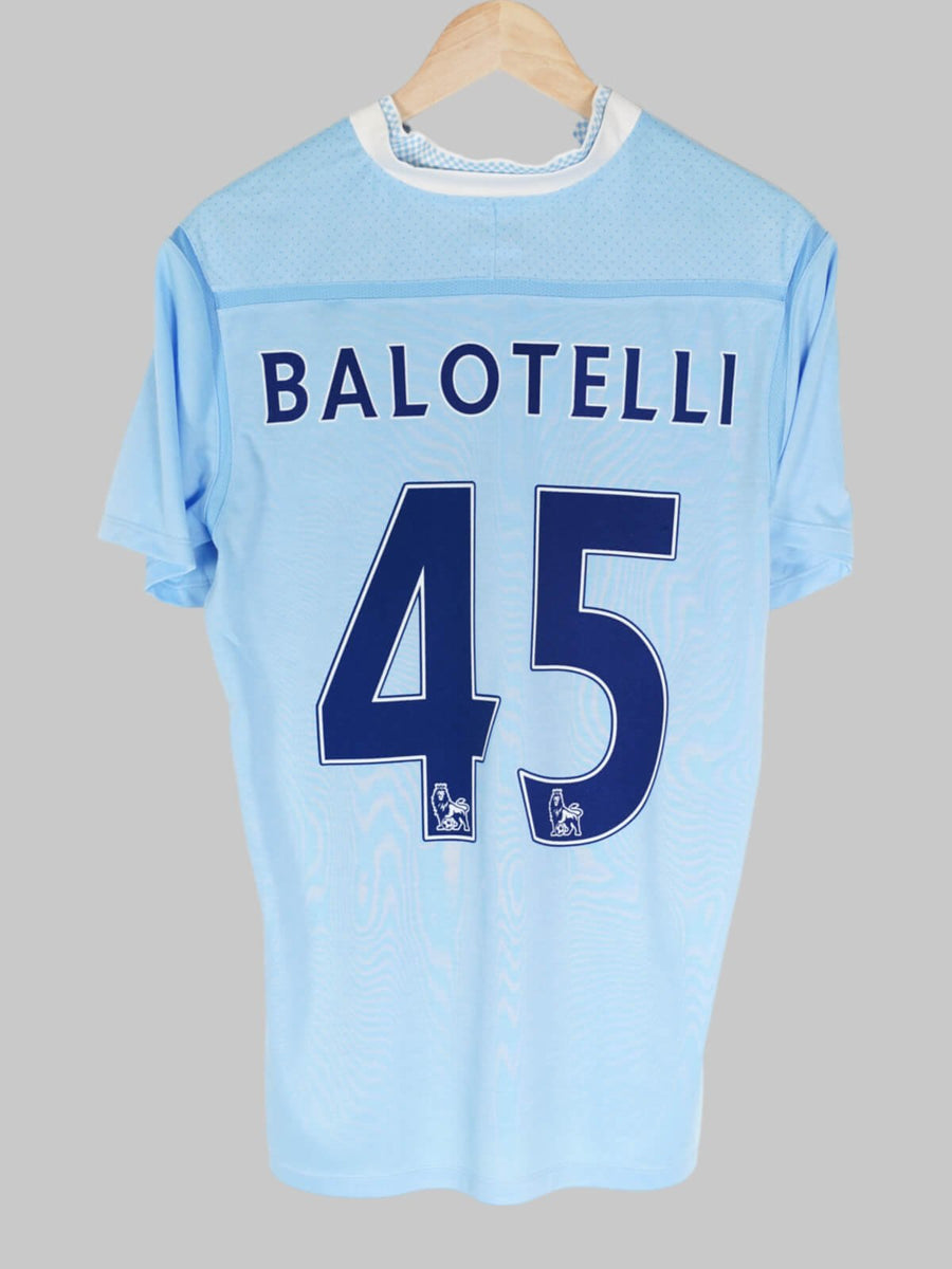 2011/12 Manchester City Balotelli #45 Home Shirt (M)