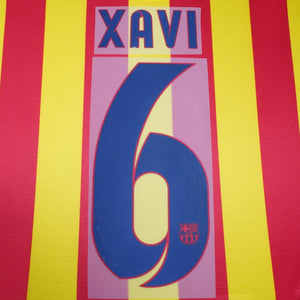 2012 - 15 FC Barcelona Away Name Set Xavi #6 (Repro)