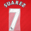 2010-2014 Liverpool Home/Away/Third Name Set Suarez #7 Flock (Repro)