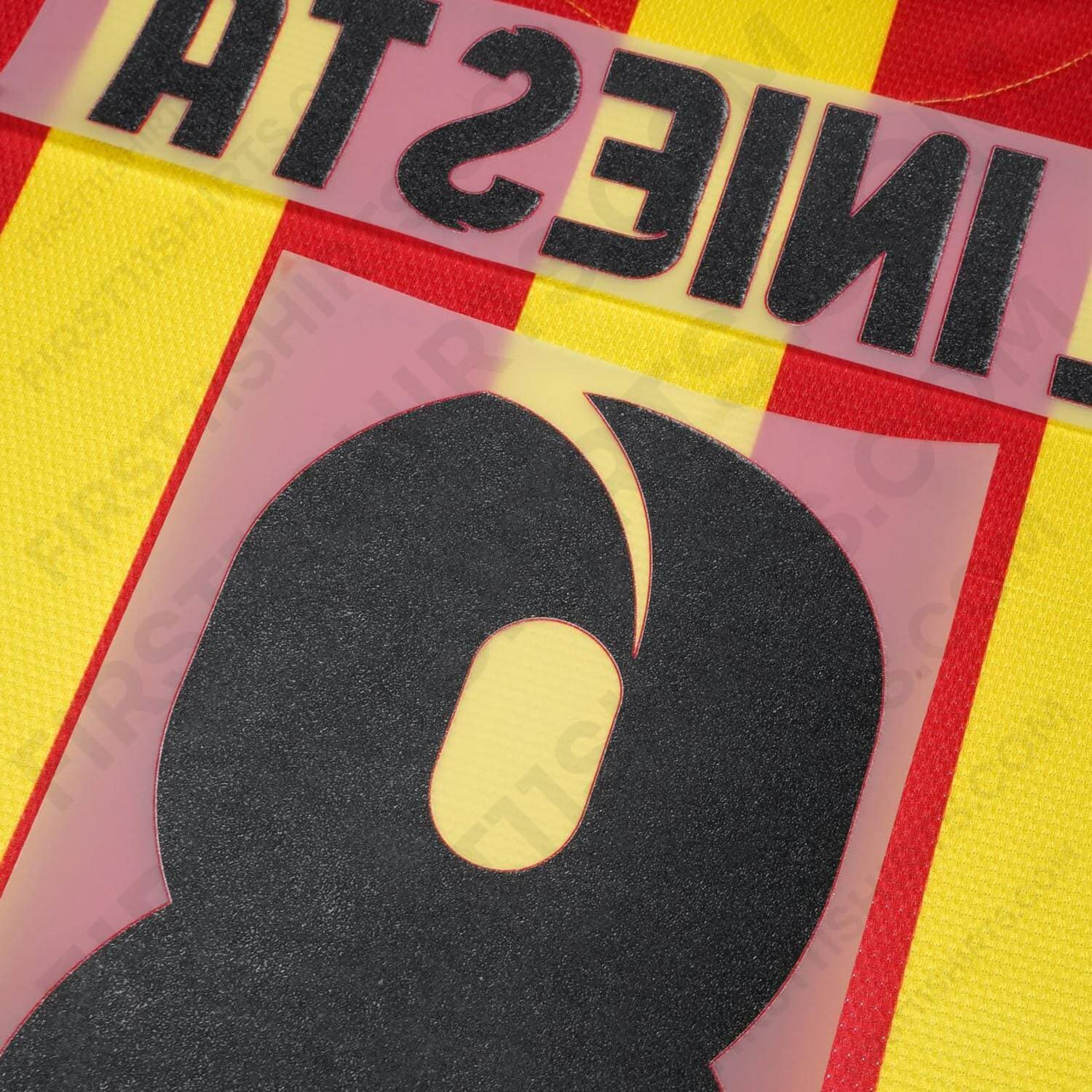 2012 - 2015 FC Barcelona Away Name Set A.Iniesta 6 (Repro)