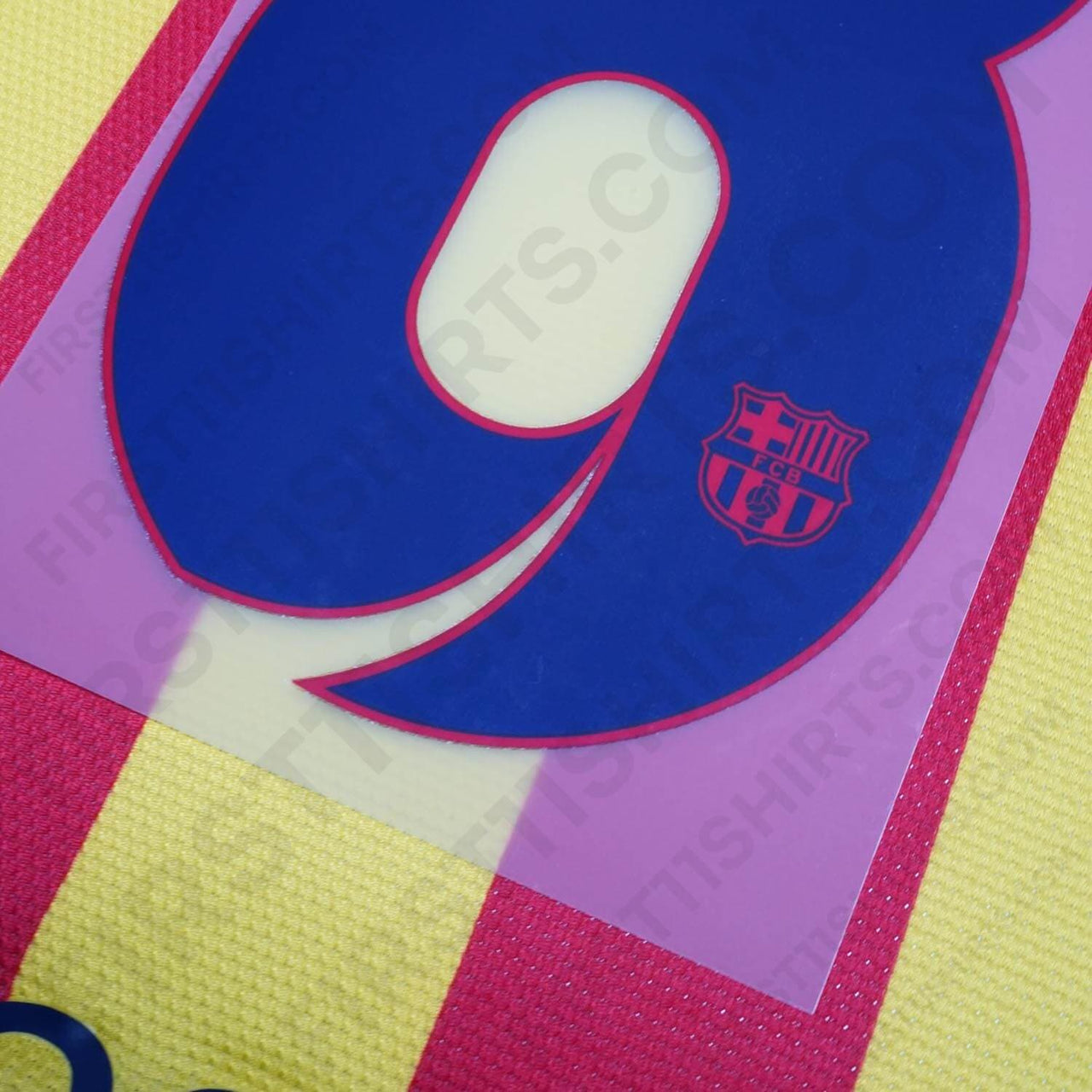 2012 - 2015 FC Barcelona Away Name Set A.Iniesta 6 (Repro)