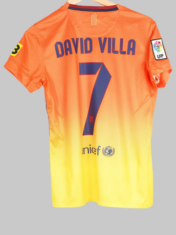 2012/13 Barcelona David Villa #7 Away Shirt (M Women’s)