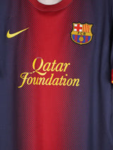 2012/13 Barcelona David Villa #7 Home Shirt (L)