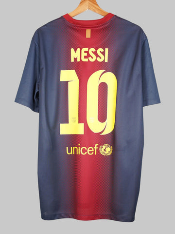 2012/13 FC Barcelona Messi #10 Home Shirt (L)