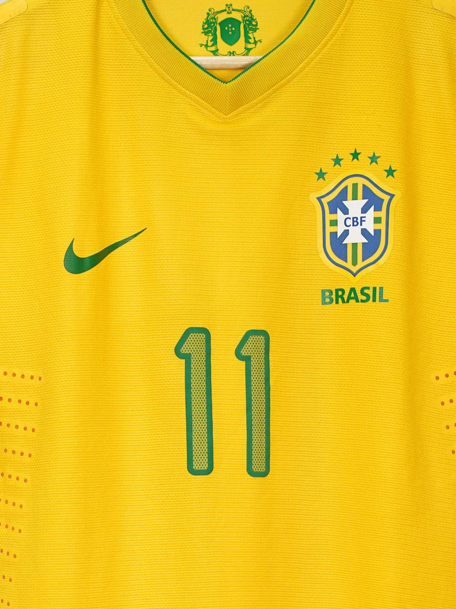 Brazil Home Shirt Player Issue 2012/13 Neymar 11 (L)