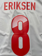 2012/13 Denmark Eriksen #8 Away Shirt (M)
