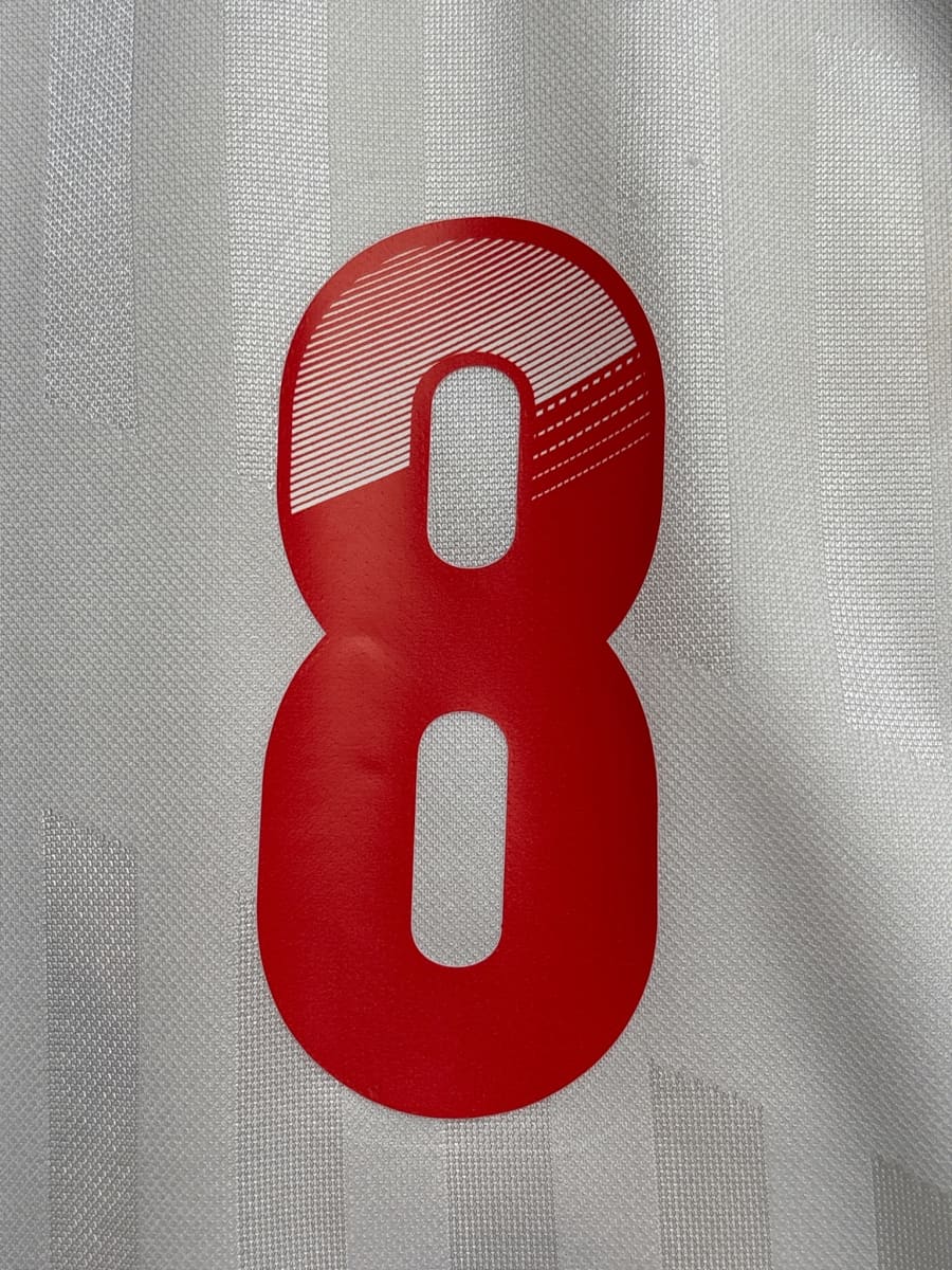 2012/13 Denmark Eriksen #8 Away Shirt (M)