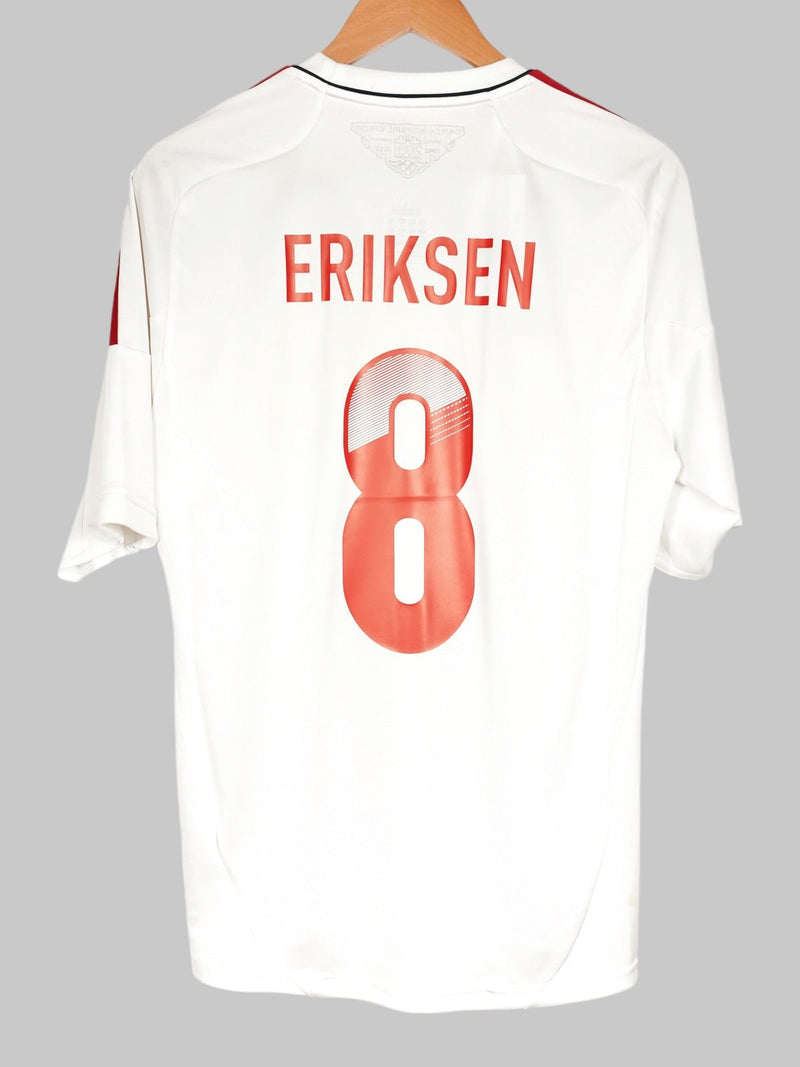 2012/13 Denmark Eriksen #8 Away Shirt (M)