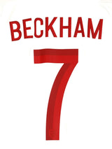 2012/13 England Beckham #7 Home Shirt (L)