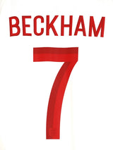 2012/13 England Beckham #7 Home Shirt (S)