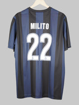 2012/13 Inter Milan Milito #22 Home Shirt (XL)