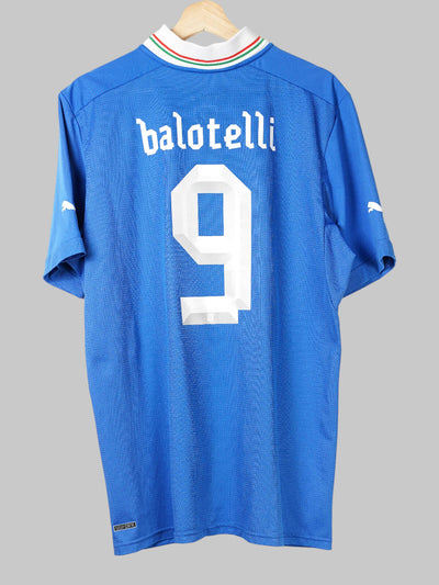 2012/13 Italy Balotelli #9 Home Shirt (XL)