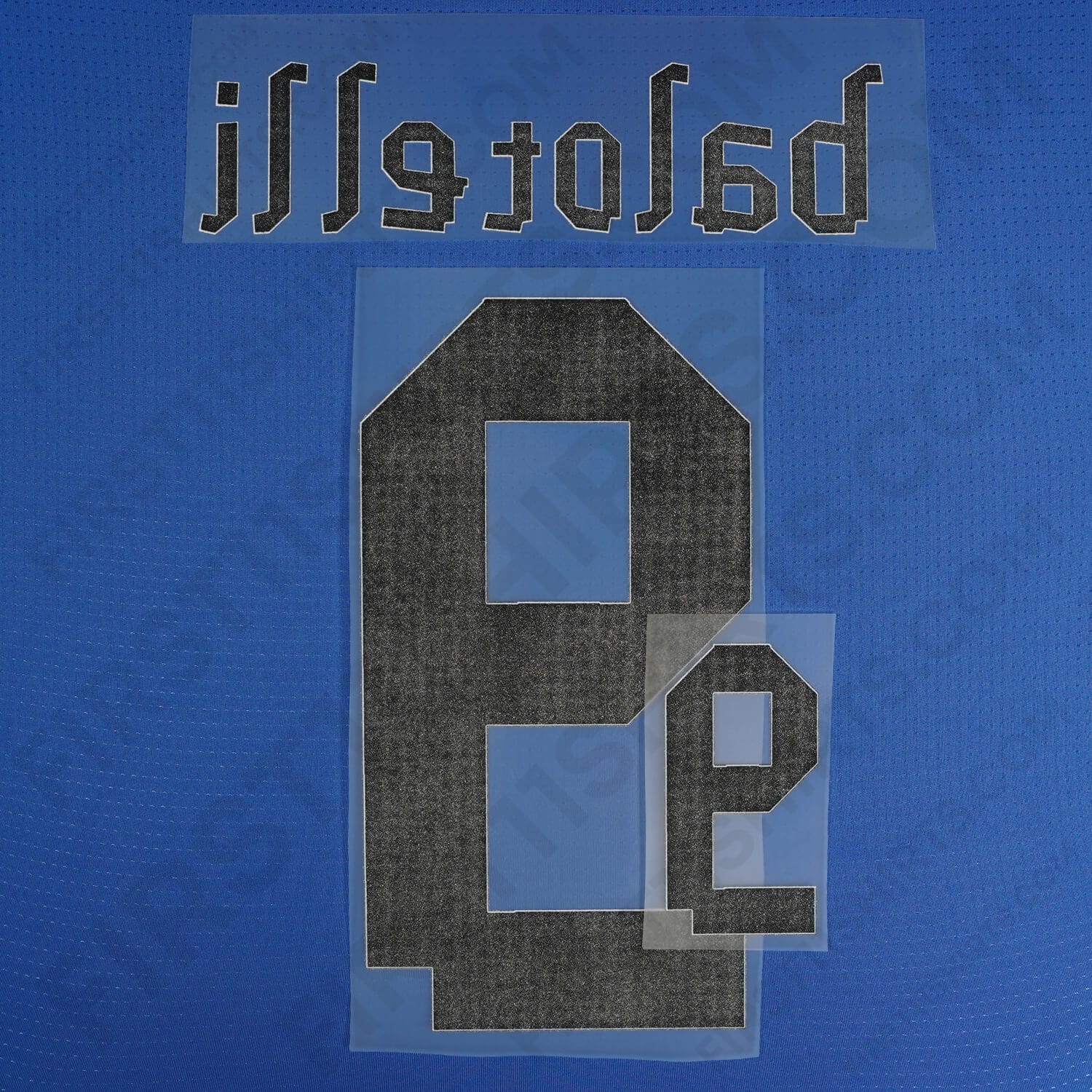 2012/13 Italy Home Name Set Balotelli 9 (Repro)