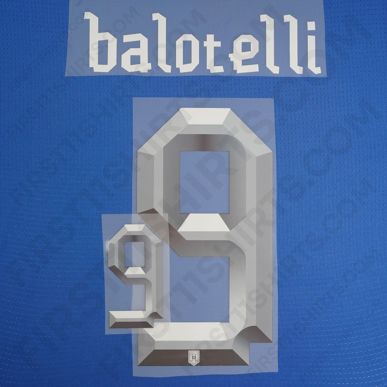 2012/13 Italy Home Name Set Balotelli 9 (Repro)
