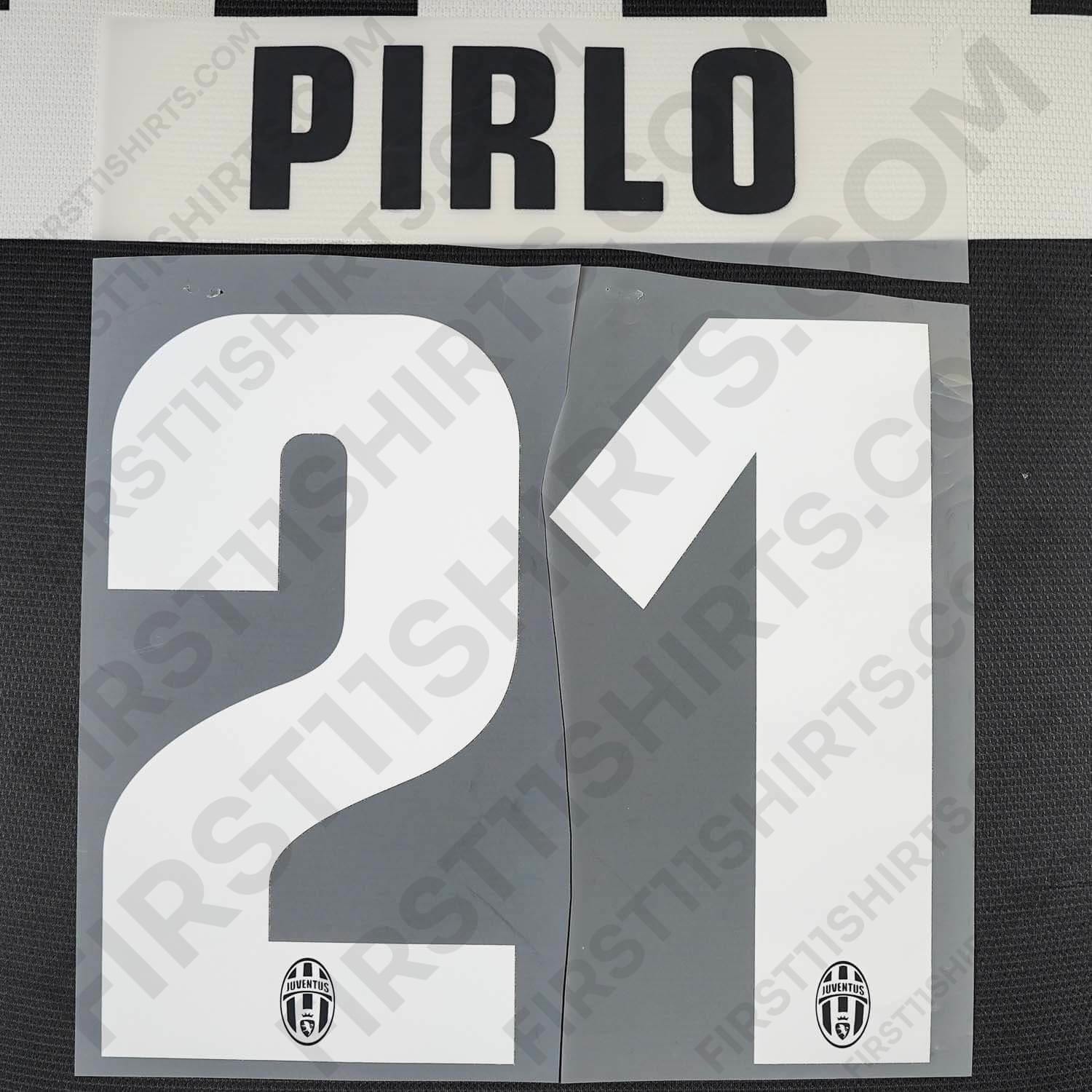 2012/13 Juventus Home Name Set Pirlo 21