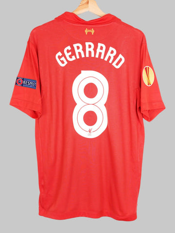 2012/13 Liverpool Gerrard #8 Home Shirt (L)