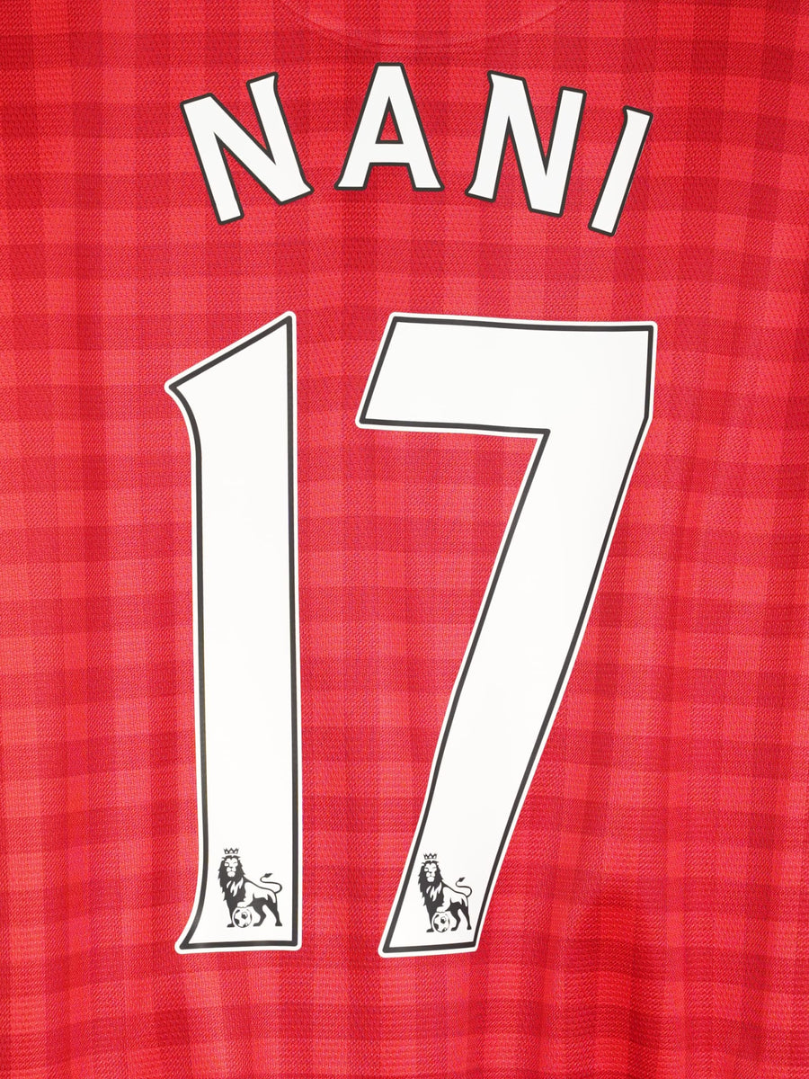 2012/13 Manchester United Nani #17 Home Shirt (XXL)