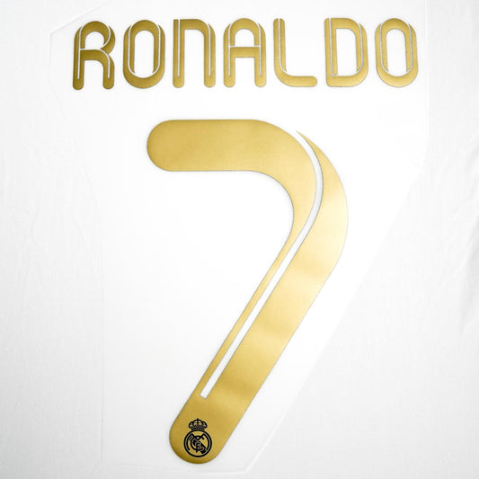 2012/13 Real Madrid Home/Away Name Set Ronaldo #7 (Repro)