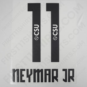2012/13 Santos Home Name Set Neymar Jr 11 (Repro)