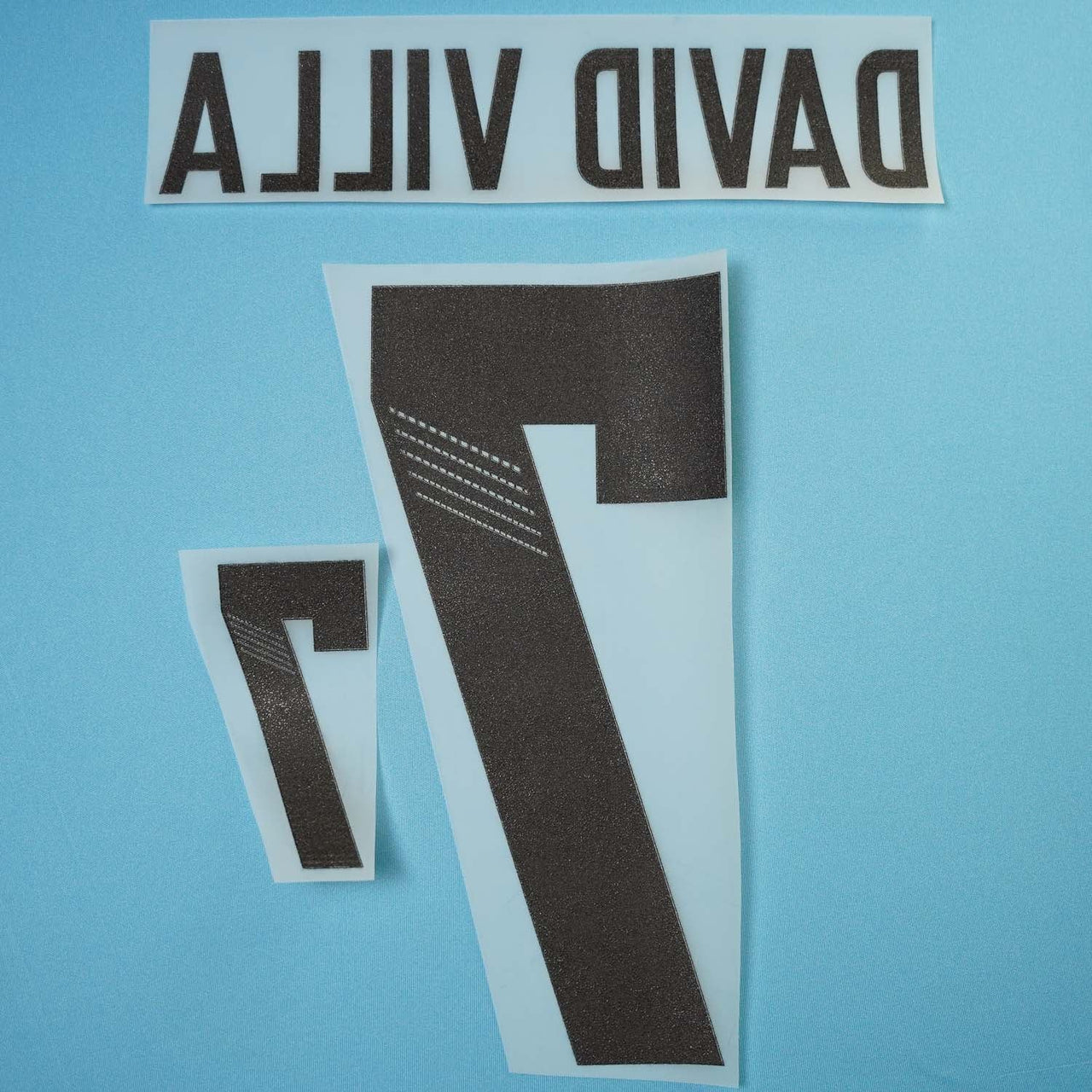 2012/13 Spain Away Name Set David Villa 7 (Repro)
