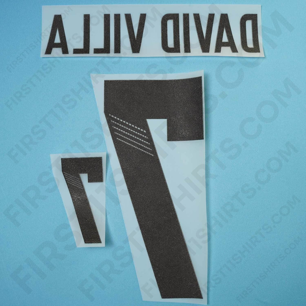 2012/13 Spain Away Name Set David Villa 7 (Repro)