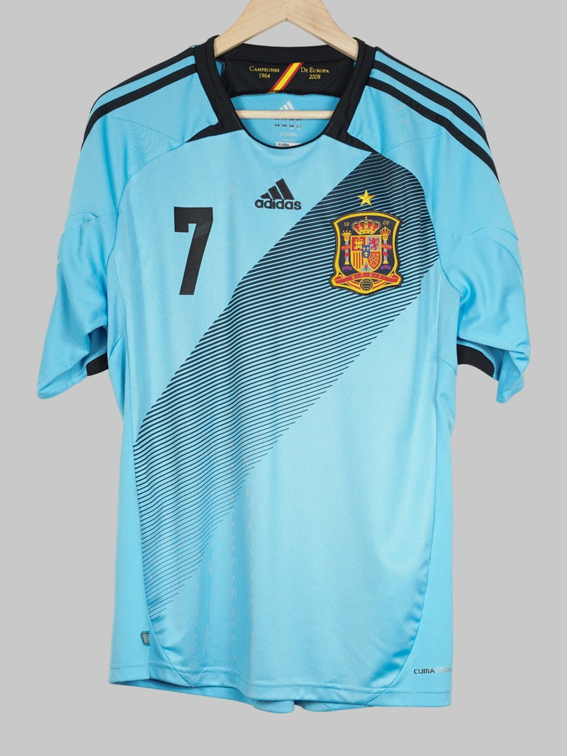 2012/13 Spain David Villa #7 Away Shirt (L)