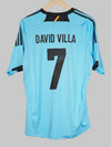 2012/13 España David Villa #7 Camiseta Visitante (L) Adidas