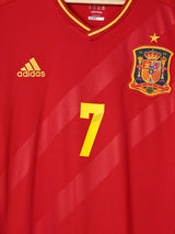 2012/13 Spain David Villa #7 Home Shirt (XL)