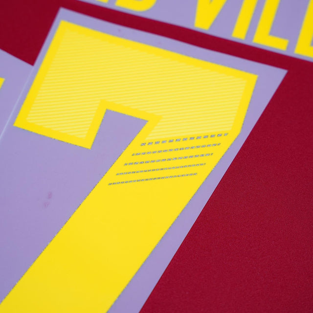 2012/13 Spain Home Name Set David Villa 7 (Repro)