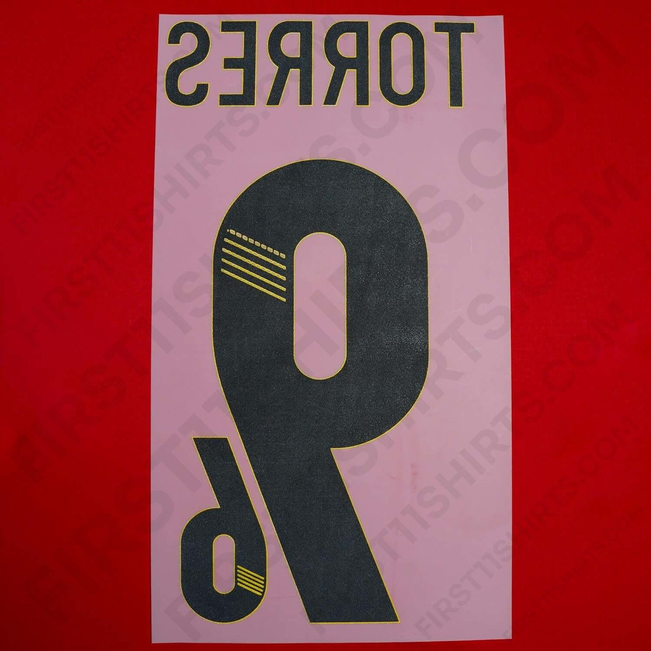 2012/13 Spain Home Name Set Torres 9 (Repro)