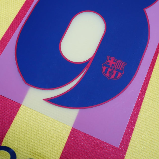 2012/15 FC Barcelona Away Name Set A.Iniesta #6 (Repro)
