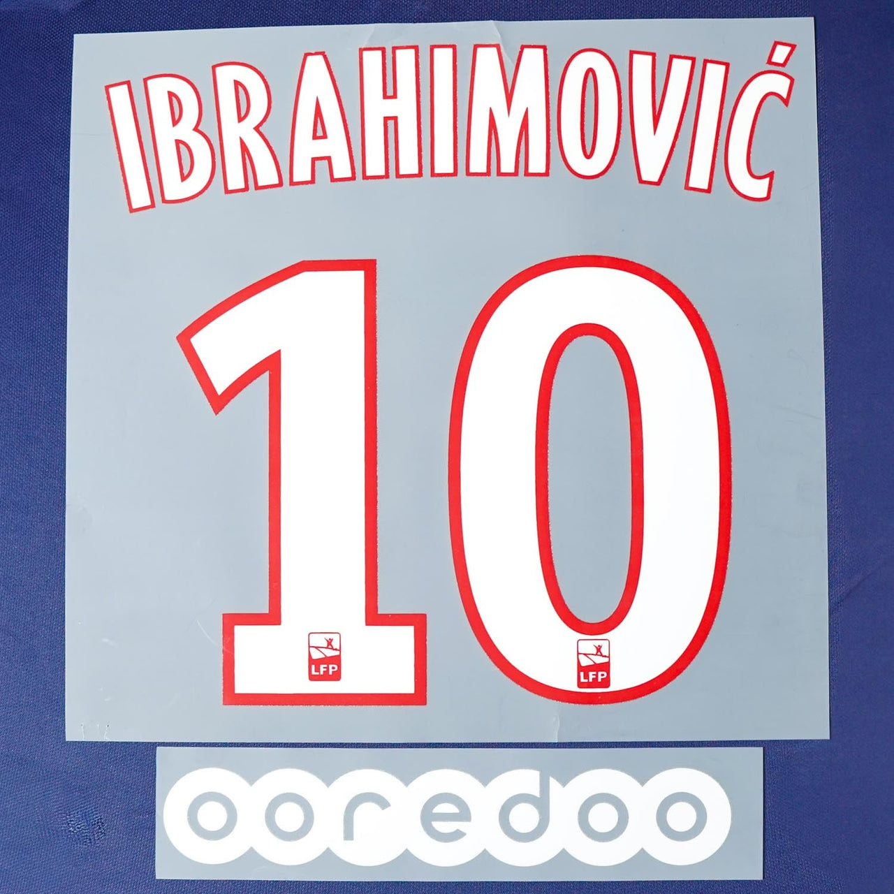 2013 - 16 PSG Home Name Set Ibrahimovic 10 (Repro)