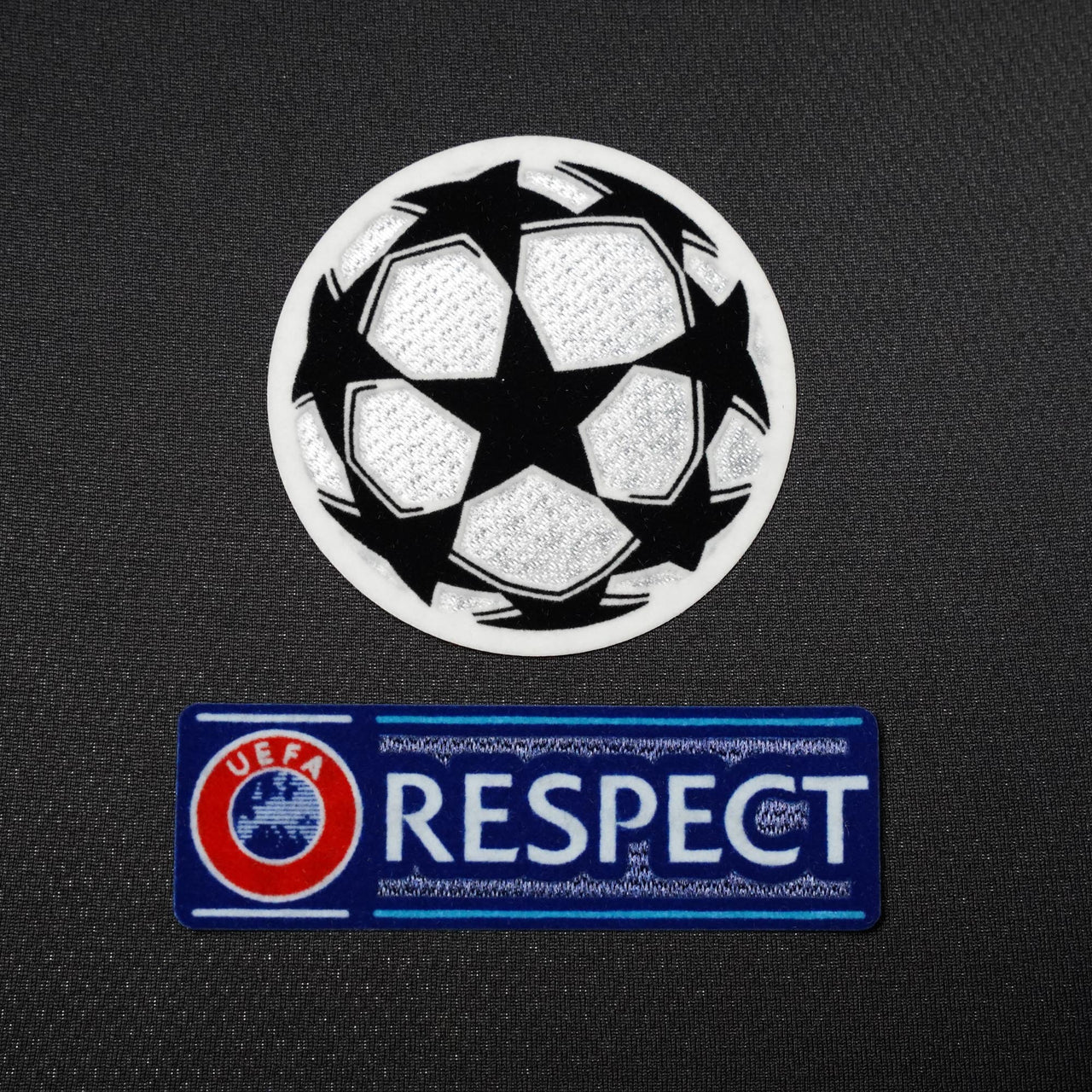 2013 - 21 UCL Starball & UEFA Respect Patch (Repro)