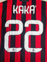 2013/14 AC Milan Kaka #22 Home Shirt (S)