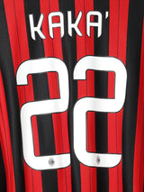 2013/14 AC Milan Kaka #22 Home Shirt (XL)